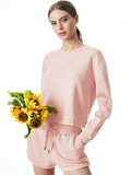 DEX CREWNECK SWEATSHIRT - BLUSH