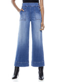 DONALD HIGH RISE WIDE LEG JEAN - OFF THE CUFF