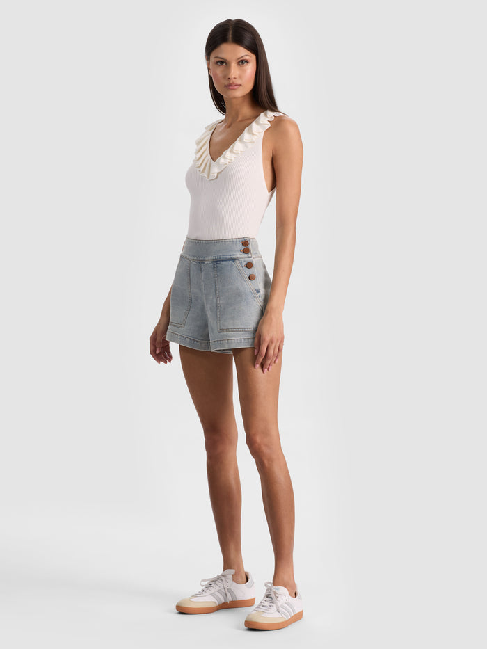 DONALD JEAN SHORT - ROCKSTAR BLUE