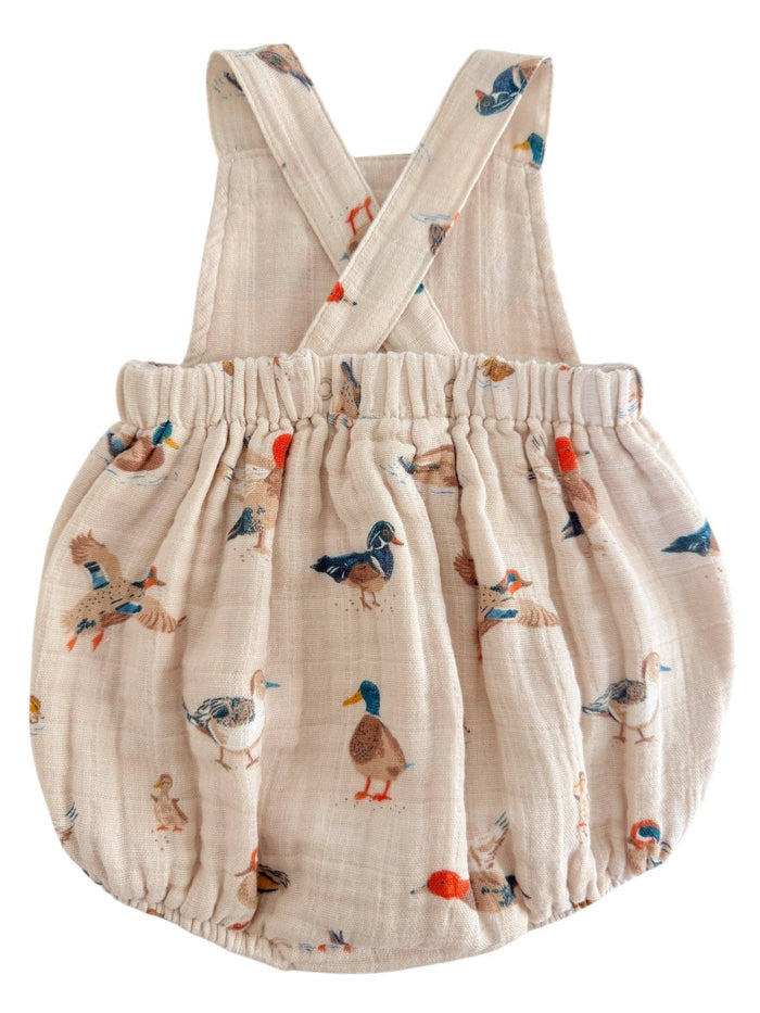 Ducks / Muslin Retro Sunsuit