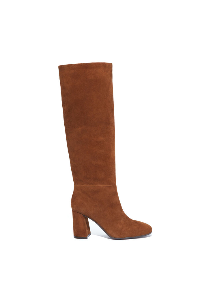 DUPRE HIGH KNEE BOOT - CHOCOLATE