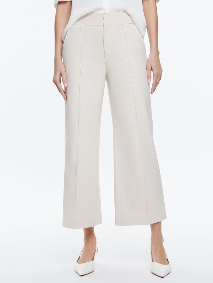 DYLAN CROPPED PANT - SOLID OATMEAL
