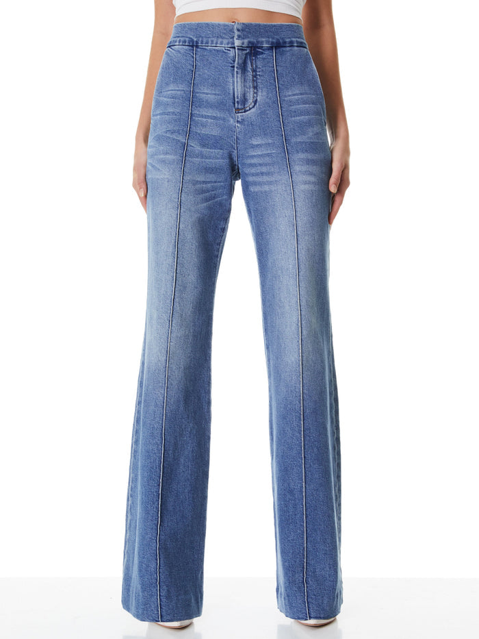 DYLAN HIGH WAISTED WIDE LEG JEAN - BEST INTENTIONS