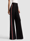DYLAN PANT WITH SIDE STRIPE - BLACK