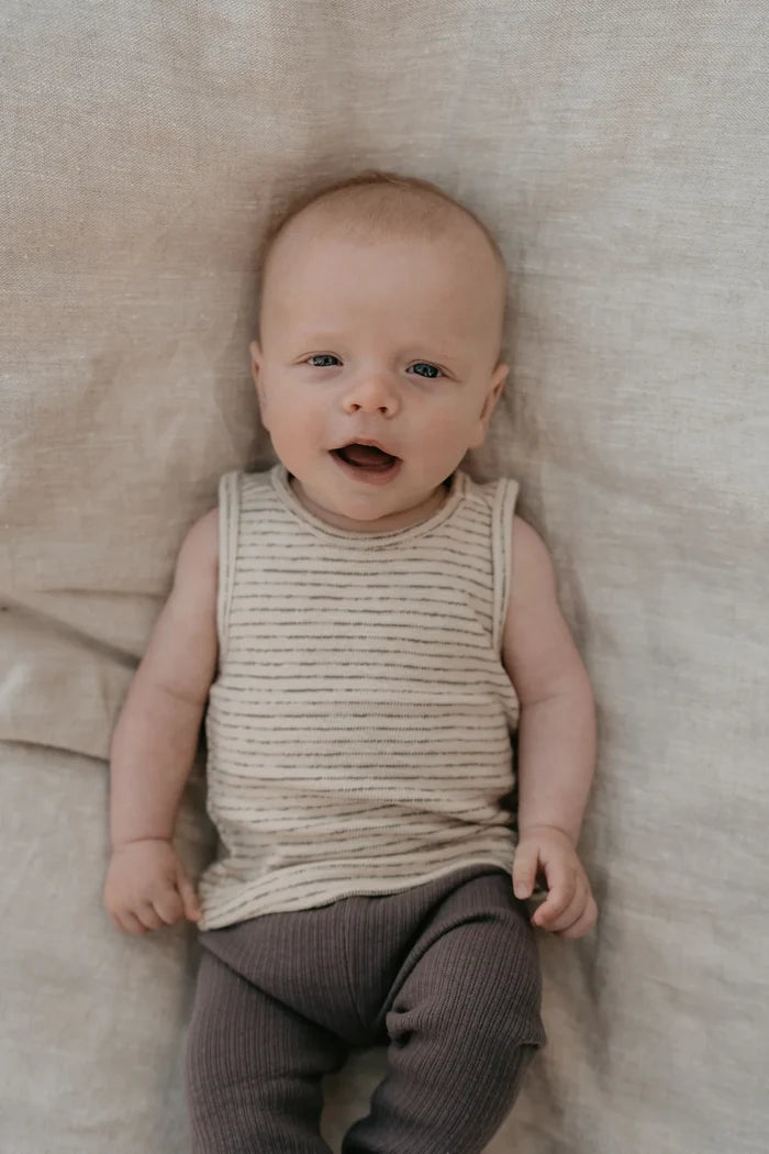 Ecru Stripe Tank
