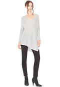 EDIE LS ASYMTRCL HM VNCK SWTR - DOVE GREY