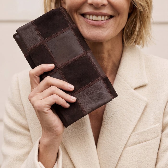Eloise Suede Leather Wallet