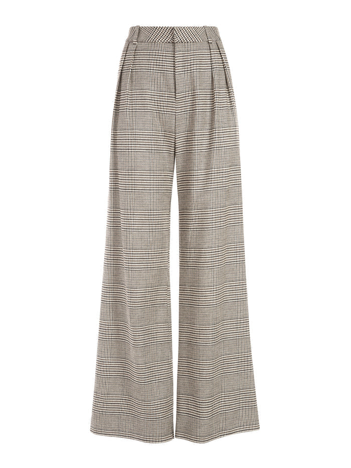 ERIC HIGH WAISTED PANT - AFTERGLOW PLAID