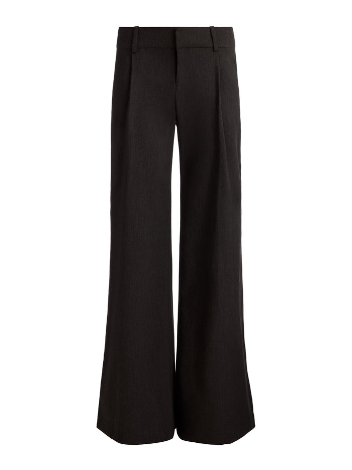 ERIC PANT WITH SIDE STRIPE - CHARCOAL/BUTTER