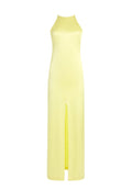 ETTLEY HALTER MAXI DRESS - DAFFODIL