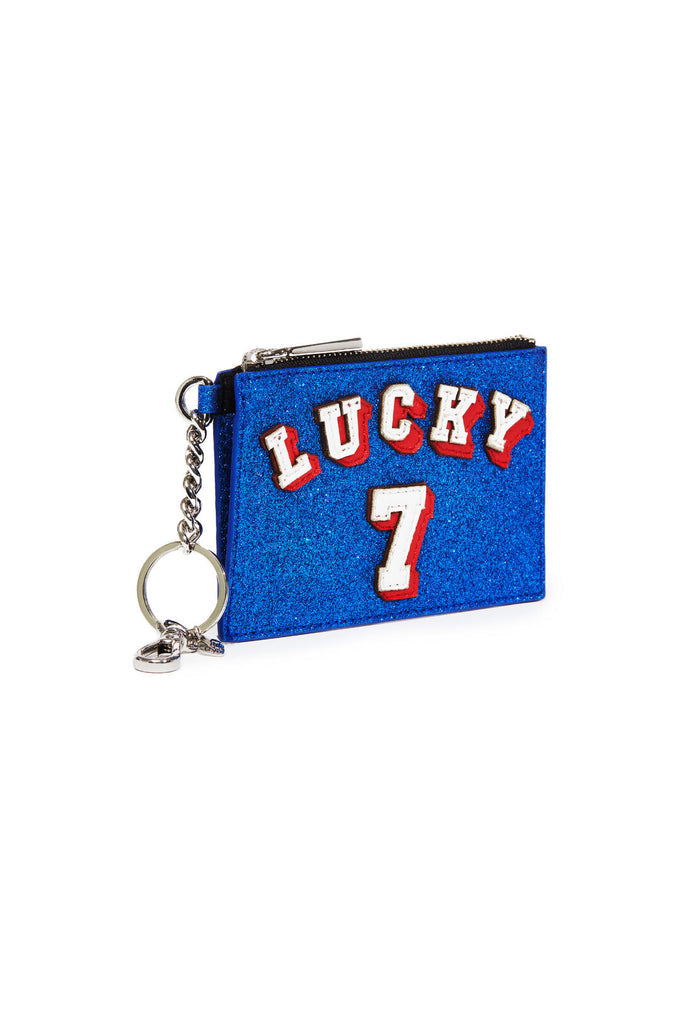 EVY LUCKY 7 ZIP COIN POUCH - MULTI