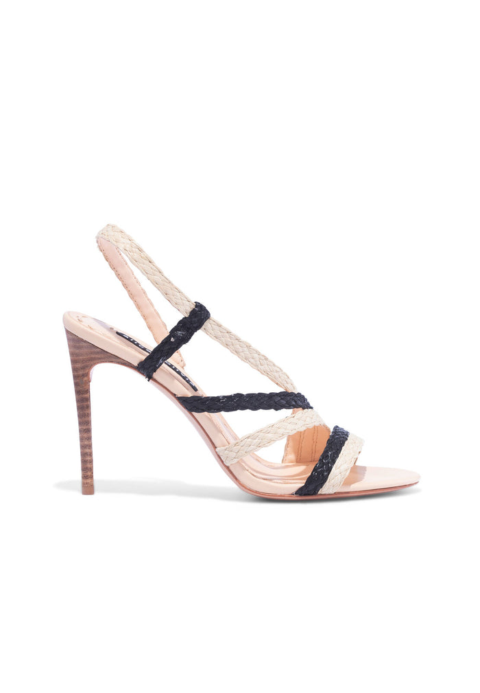 FANNIEY HEEL - LIGHT NATURAL/BLACK/DESERTO
