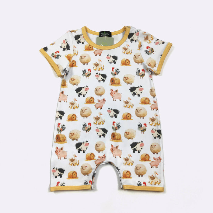 Farm Friends Boy Romper