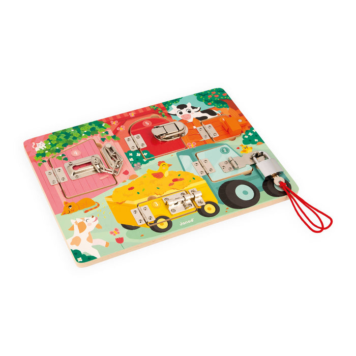 Farm | Padlocks Board | 5 different doors