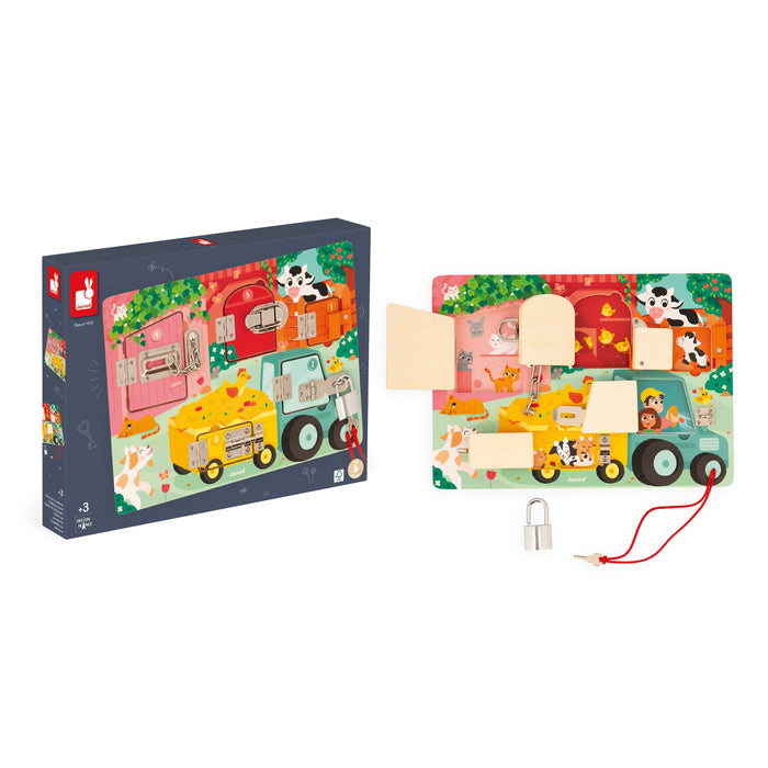 Farm | Padlocks Board | 5 different doors