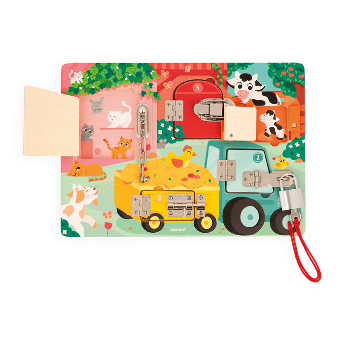 Farm | Padlocks Board | 5 different doors