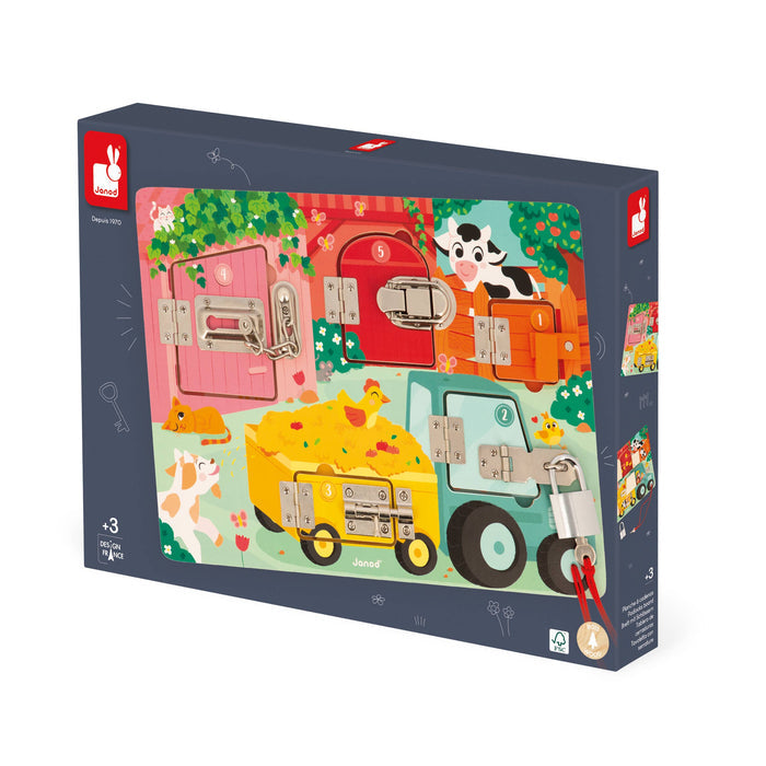 Farm | Padlocks Board | 5 different doors