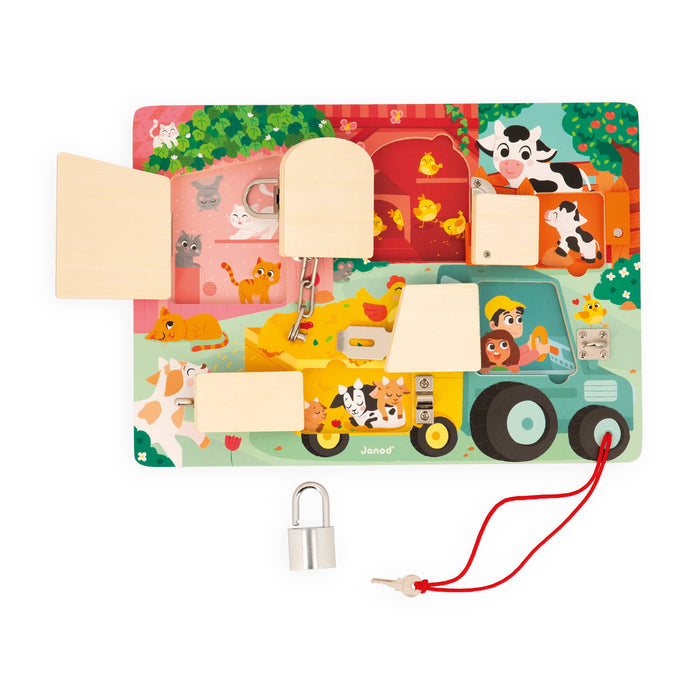 Farm | Padlocks Board | 5 different doors