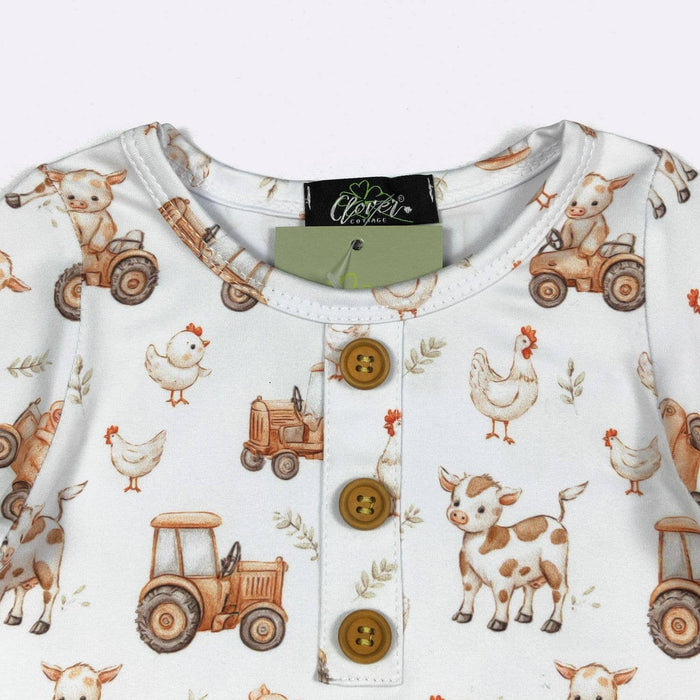 Farm Ride Knotted Gown