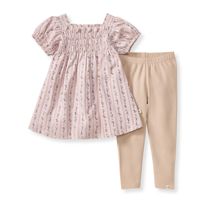 Farmhouse Floral Infant Tunic Set