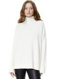 FELIX TNECK RLCFF OVRSZD PLLVR - WHITE