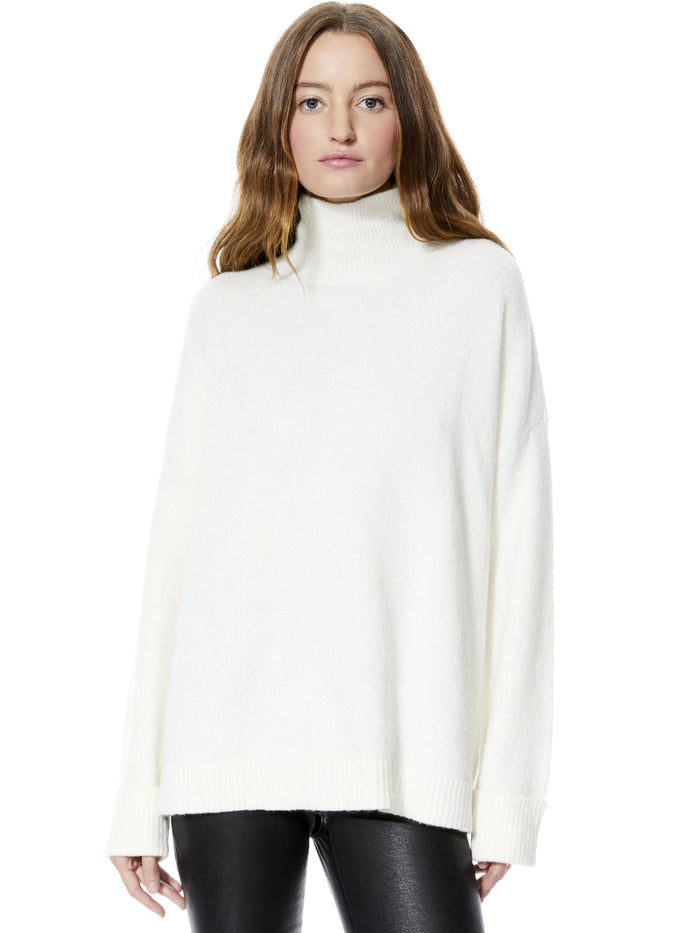 FELIX TNECK RLCFF OVRSZD PLLVR - WHITE