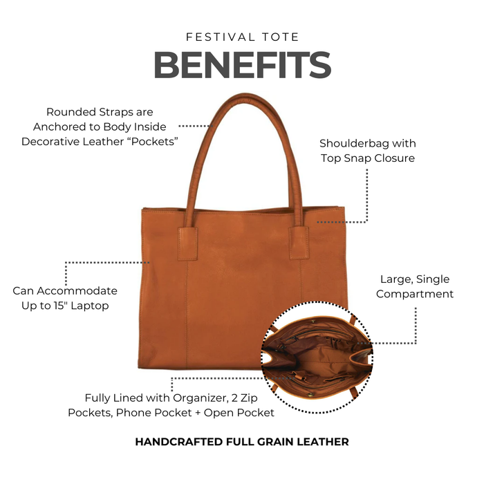 Festival Tote - Latico Leathers