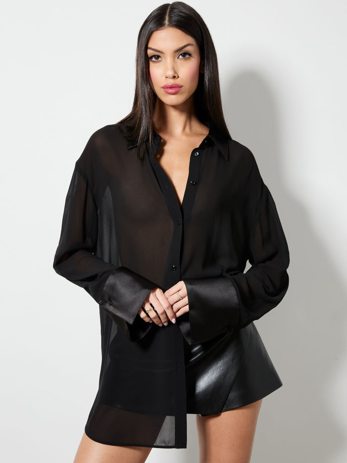 FINELY BUTTON DOWN - BLACK