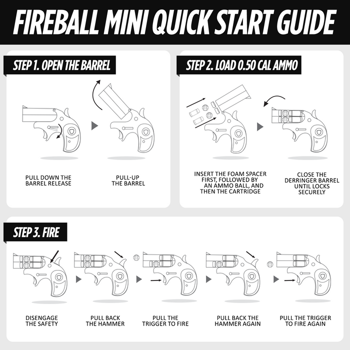 Fireball Mini Pepper Launcher – Derringer Style