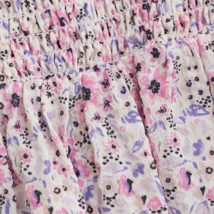 Floral Square Neck Dress