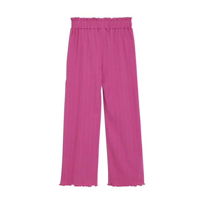 Fuchsia Ribbed Pant