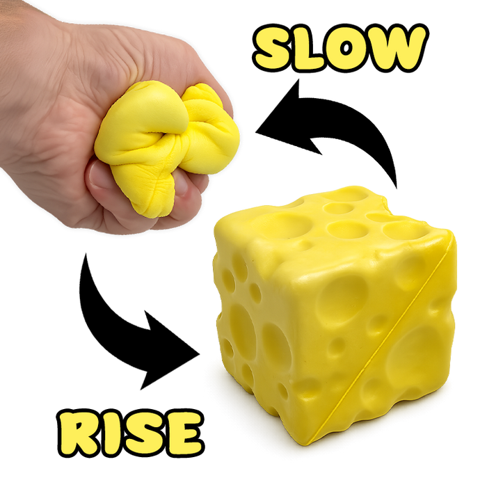 Fun Doh Slow Rise Cheese Squishies | Viral - *NOT-RETURNABLE*