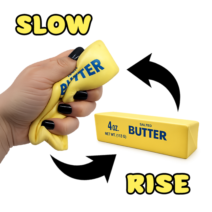 Fun Doh Small Butter Stick Slow Rise Fidget Toy *NOT RETURNABLE*