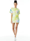 GARNER T SHIRT DRESS - BEACHSIDE TIE DYE