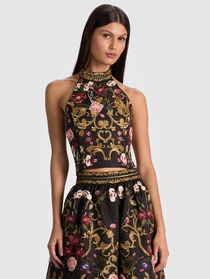 GATZ EMBELLISHED TOP - EVERMINE