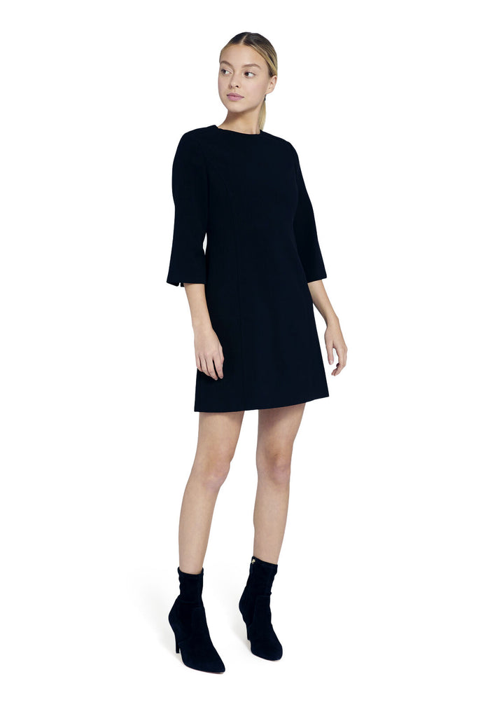 GEM SHIFT DRESS - BLACK