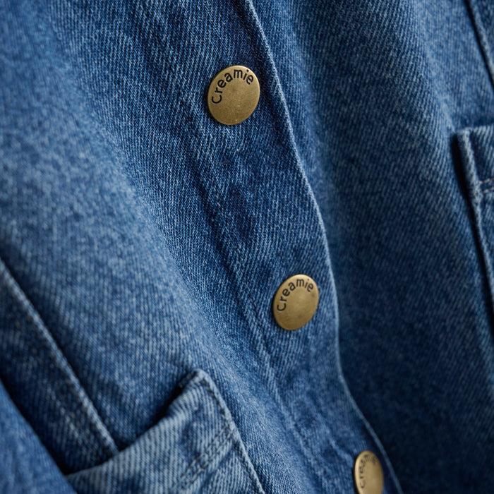 Girls Cropped Denim Jacket