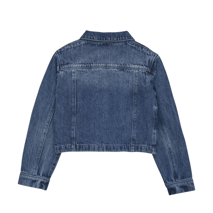 Girls Cropped Denim Jacket