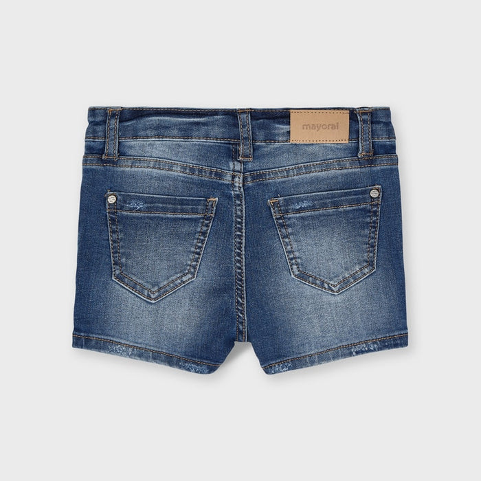 Girls Mayoral Basic Denim Shorts - S21