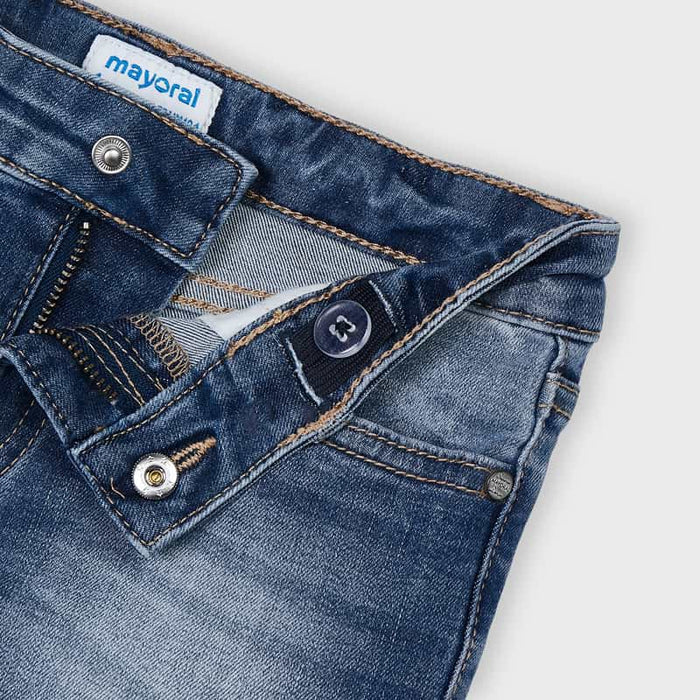Girls Mayoral Basic Denim Shorts - S21