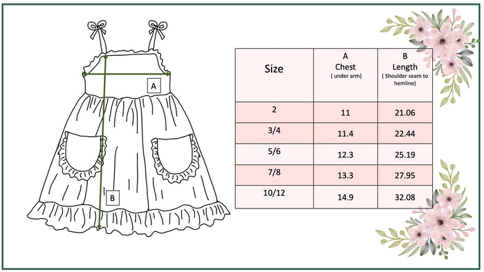 Girls Mint Gingham Ruffle Pocket Spring Easter Summer Dress