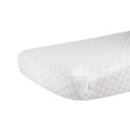 Glacier Grey Plaid Crib Sheet