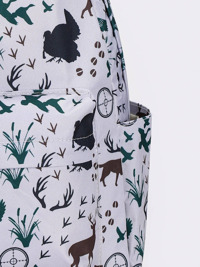 Gone Hunting Kids Canvas Backpack