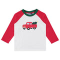 Good Lad 2/7 Boys Long Sleeve Raglan Christmas Knit Shirt