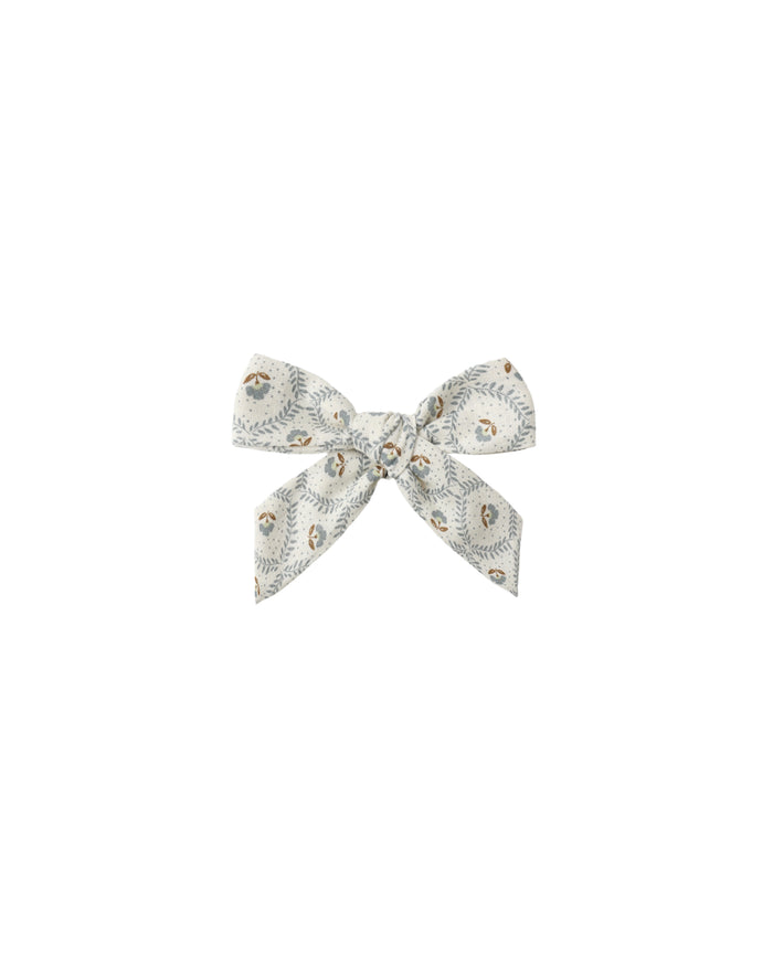Green Fleur Bow