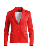 GREYSON DOUBLE BUTTON BLAZER - CHERRY