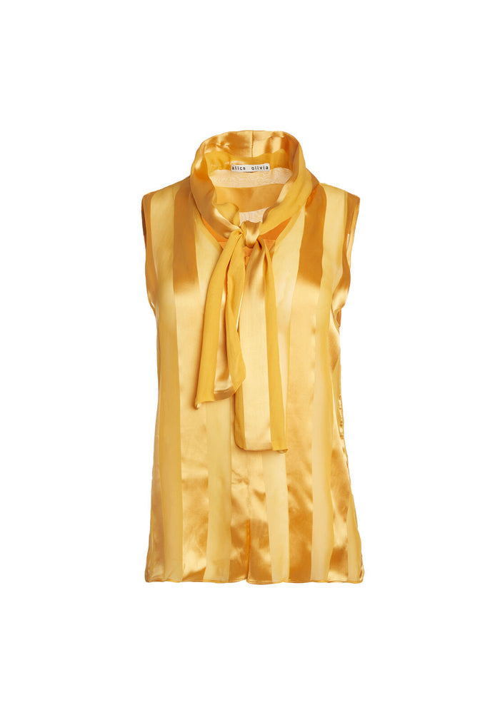 GWENDA SLVLSS PANELED TNC BLE - TWO TONE STRIPE HONEY