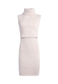 HAILEE BLOUSON MINI DRESS - OATMEAL