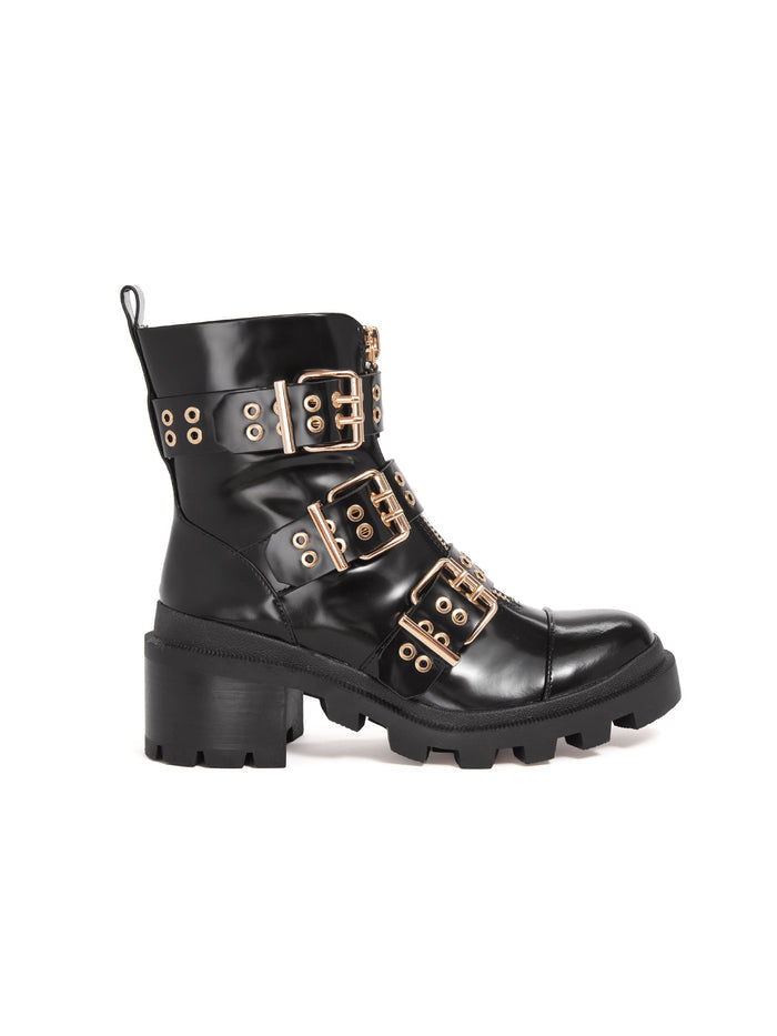 HALI BOOT - BLACK/GOLD