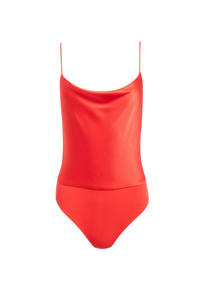 HARMON BODYSUIT - BRIGHT POPPY